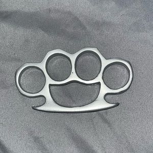 silver brass knuckles